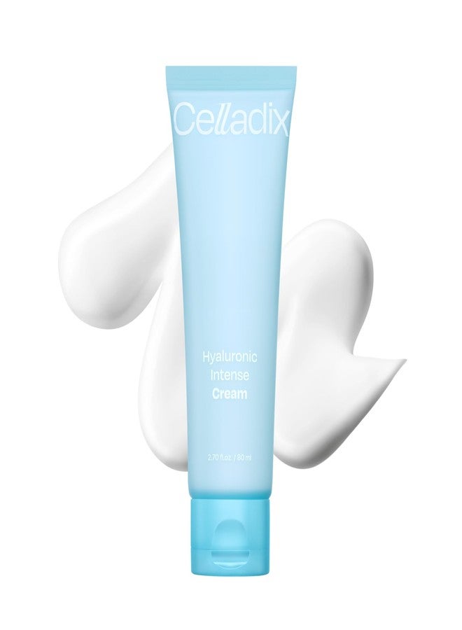 Celladix Hyaluronic Intense Cream – 95% Pure Hyaluronic Acid with Niacinamide & Panthenol – 100 Hours of Hydration, Barrier Strengthening Care for Smooth, Radiant Skin – Korean Skincare, 2.70 Fl Oz - Image 1